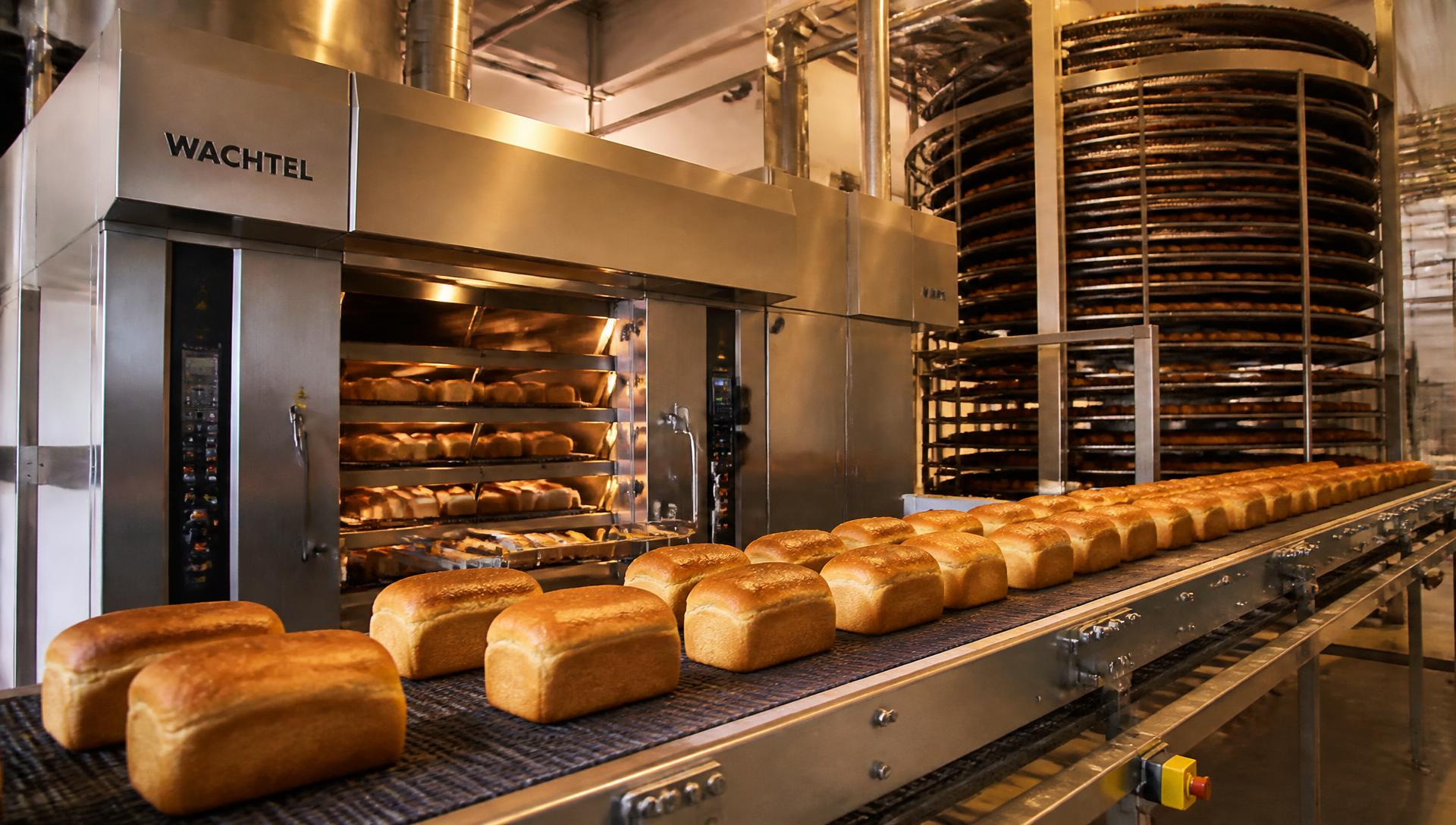 Industrial bakery production line